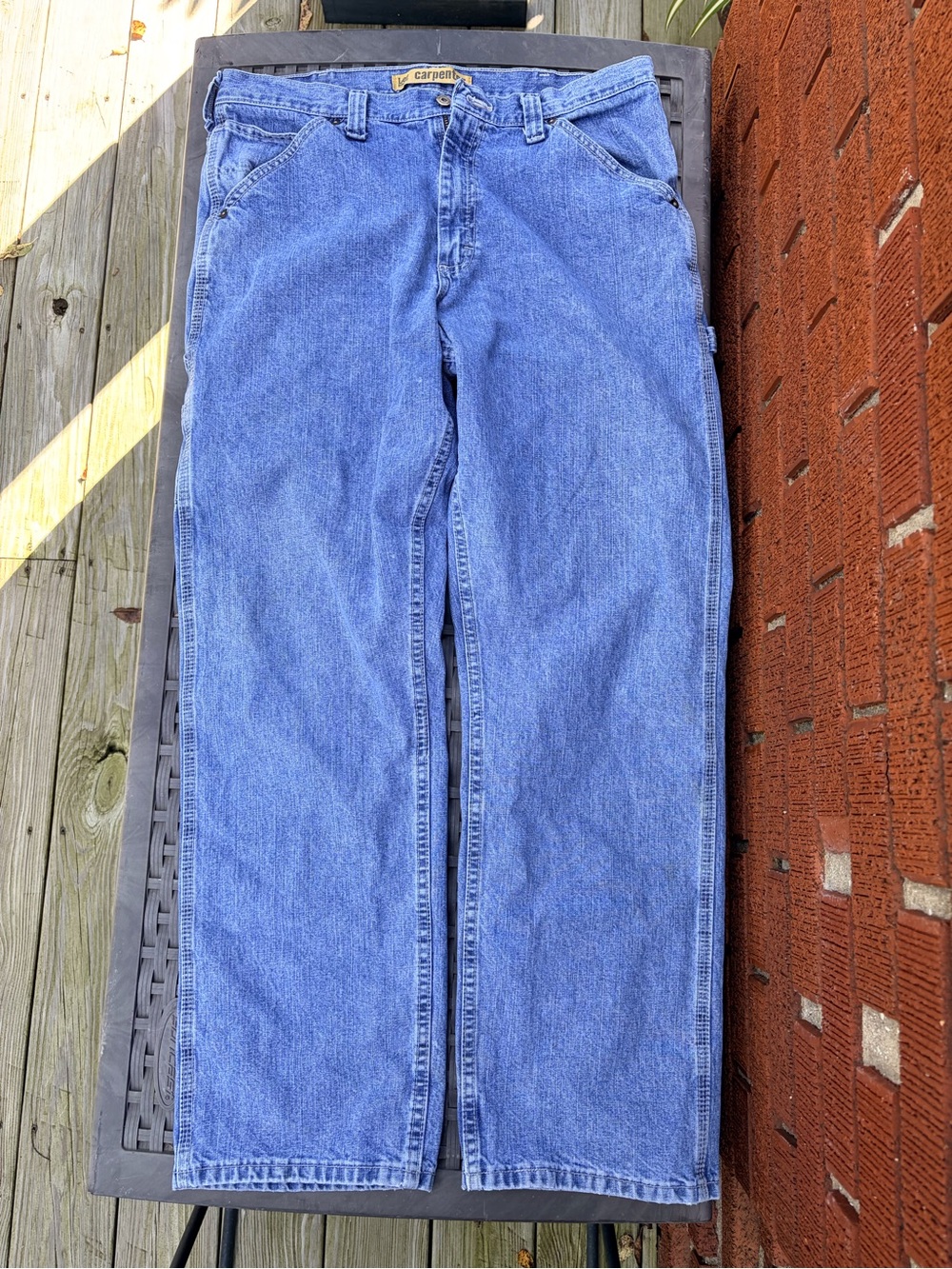 Lee Relaxed Light Blue Carpenter Jeans